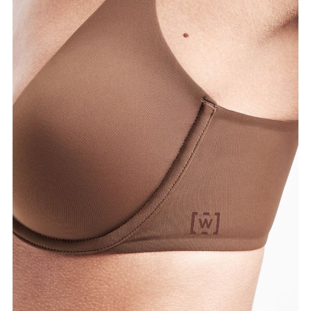 Wolford Women's Pure Microfiber Underwire Convertible‎ Bra in Brown 36D